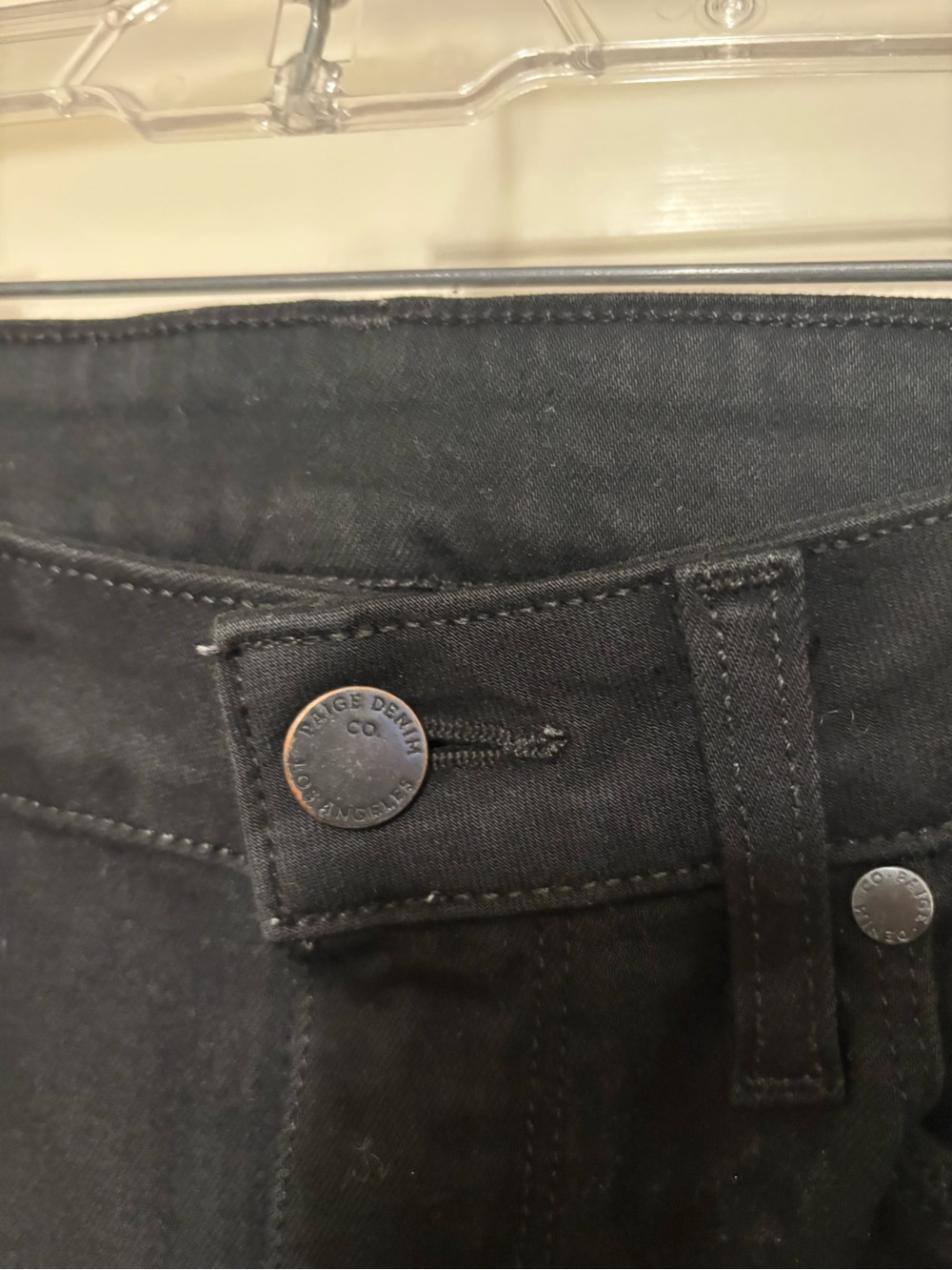 PAIGE Black Straight-Leg Women's Jeans - Picture 4 of 4
